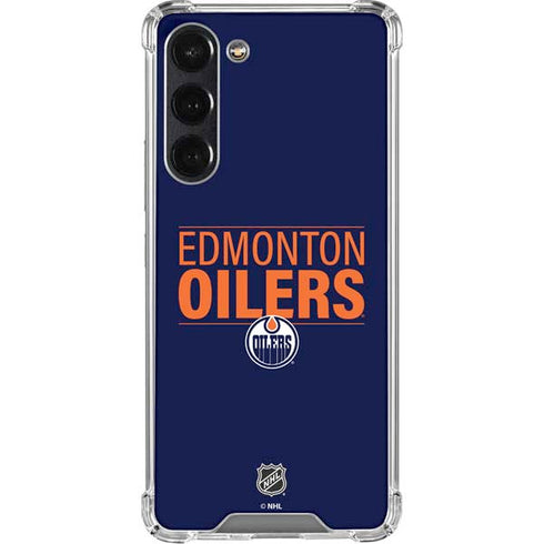 NHL Edmonton Oilers Lineup Galaxy S24 FE Clear Case